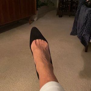 Manolo Blahnik Listony block heel kitten pump 9